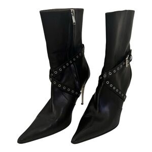 💥REDUCED💥L’idea by Lori Women’s black leather ankle boots  Size 38